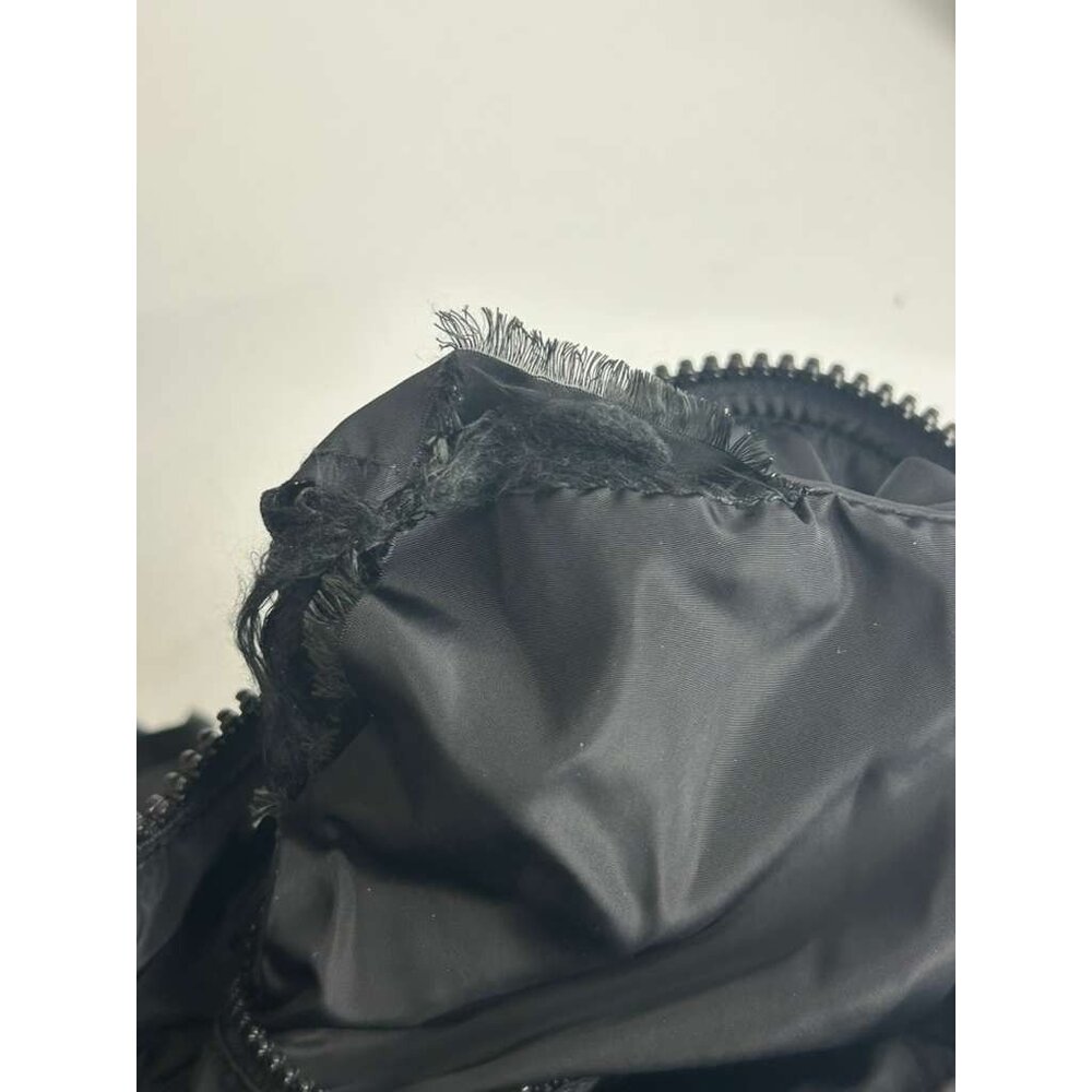 Dagne Dover Women's Black Bag With Mesh Compartments & Zipper Closure - Picture 13 of 16